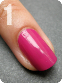 enables me to place the tape strips on my nails after about 10 minutes