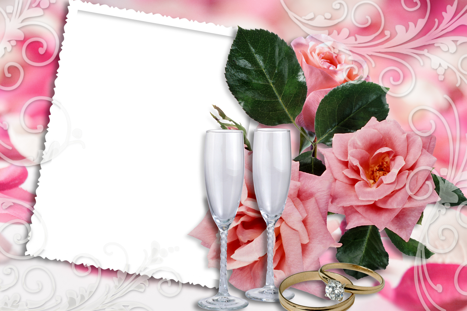 Frames PNG fotos de casamento #1 | Imagens para photoshop