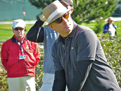 Actor Andy Garcia at the AT&T Pebble Beach National Pro-Am Golf Tournament