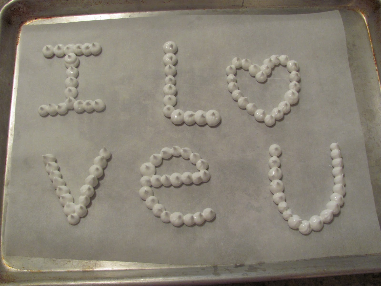 Food Fun Friday Valentine Meringue Letters Guest Post from Enjoying