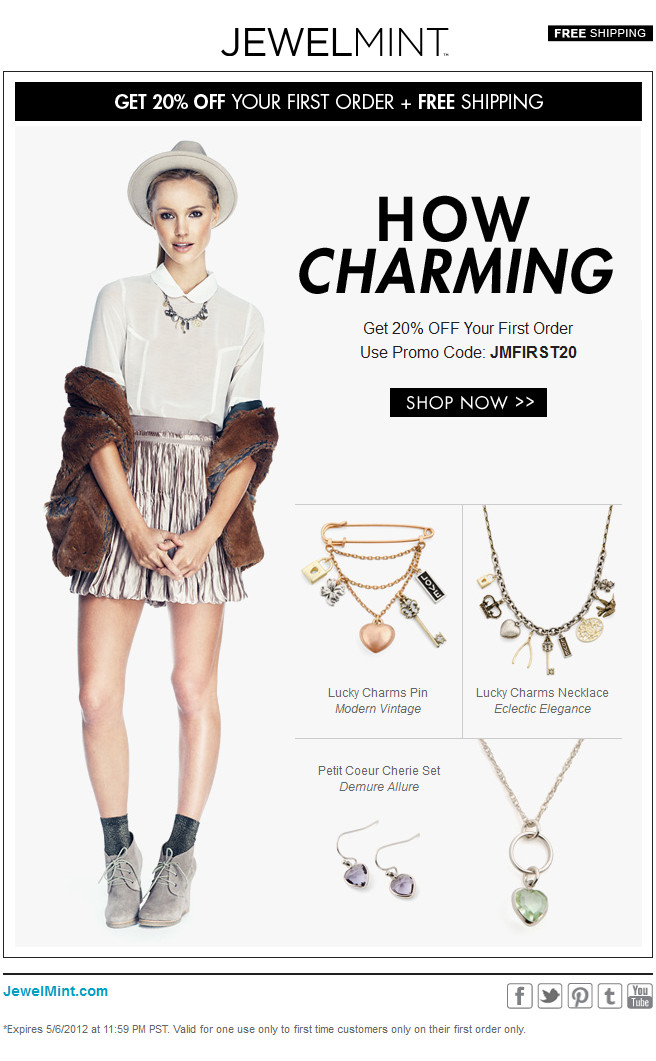 Jewelmint coupon existing member