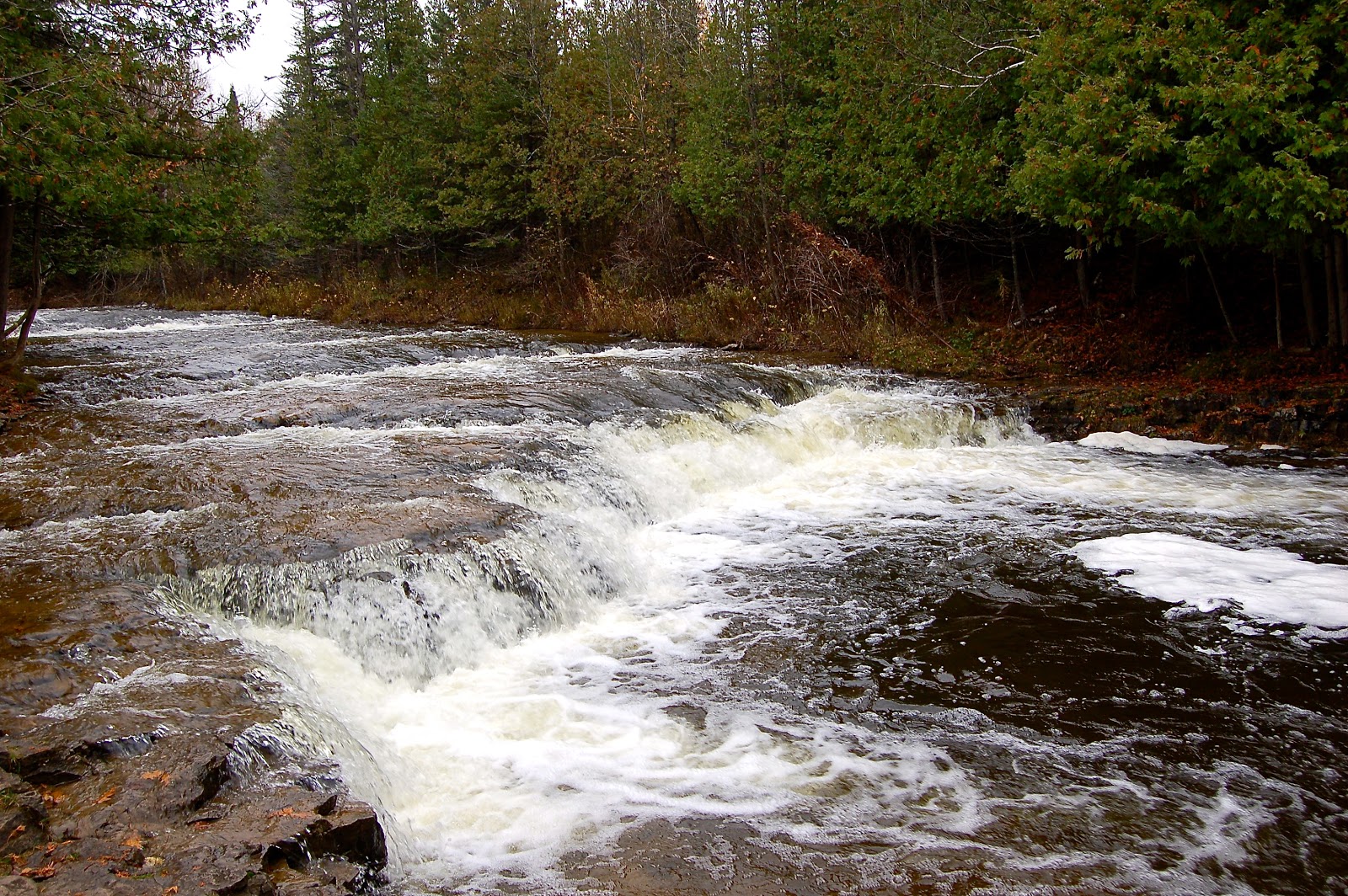 GREAT LAKES WATERFALL ADVENTURES Ocqueoc Falls