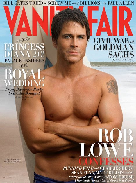 rob lowe shirtless vanity fair. Rob Lowe#39;s Vanity Fair Cover