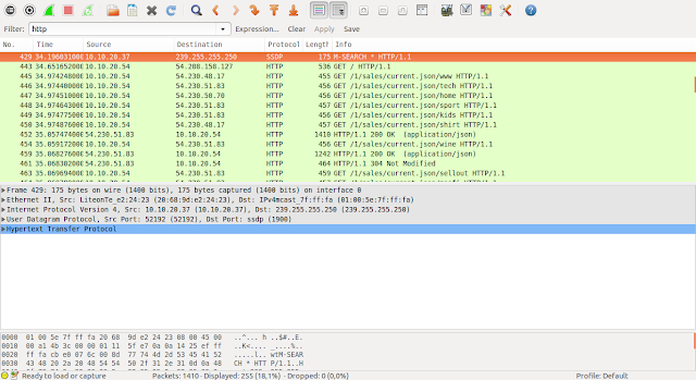 DriveMeca instalando Wireshark