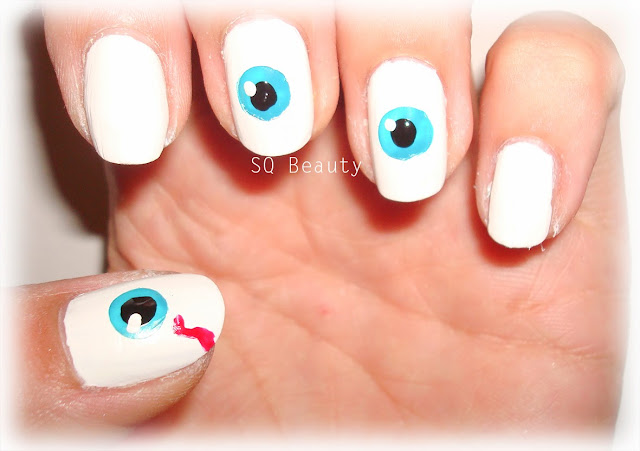 Nail Friday Frankenstein Eye Ojos Silvia Quiros