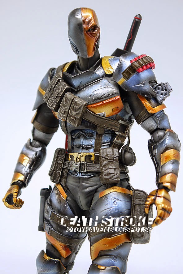 Deathstroke Action Figure Model The Arrow Villain Play Arts Gift New Collectible 