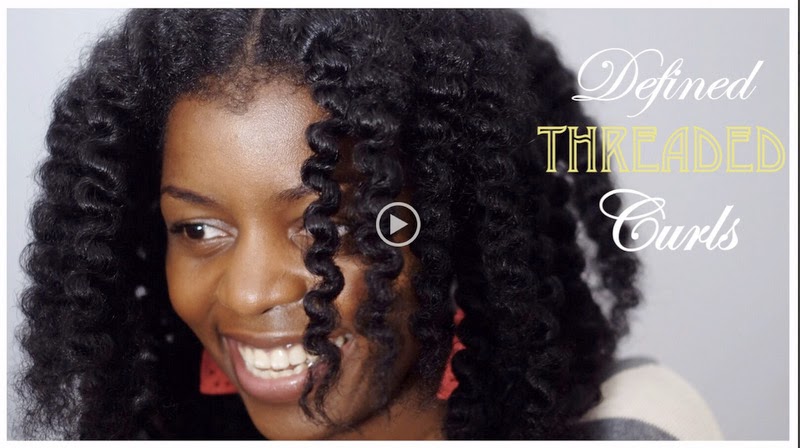 Defined Curls Using The African Threading Method Curlynikki
