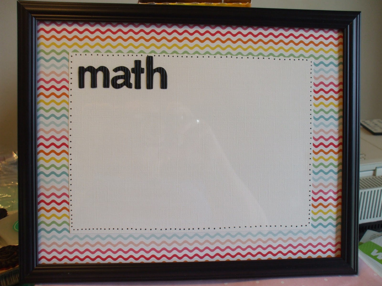 to First Grade Room 5 DIY Learning Target Frames