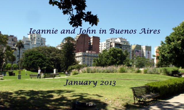 Jeannie and John in Buenos Aires