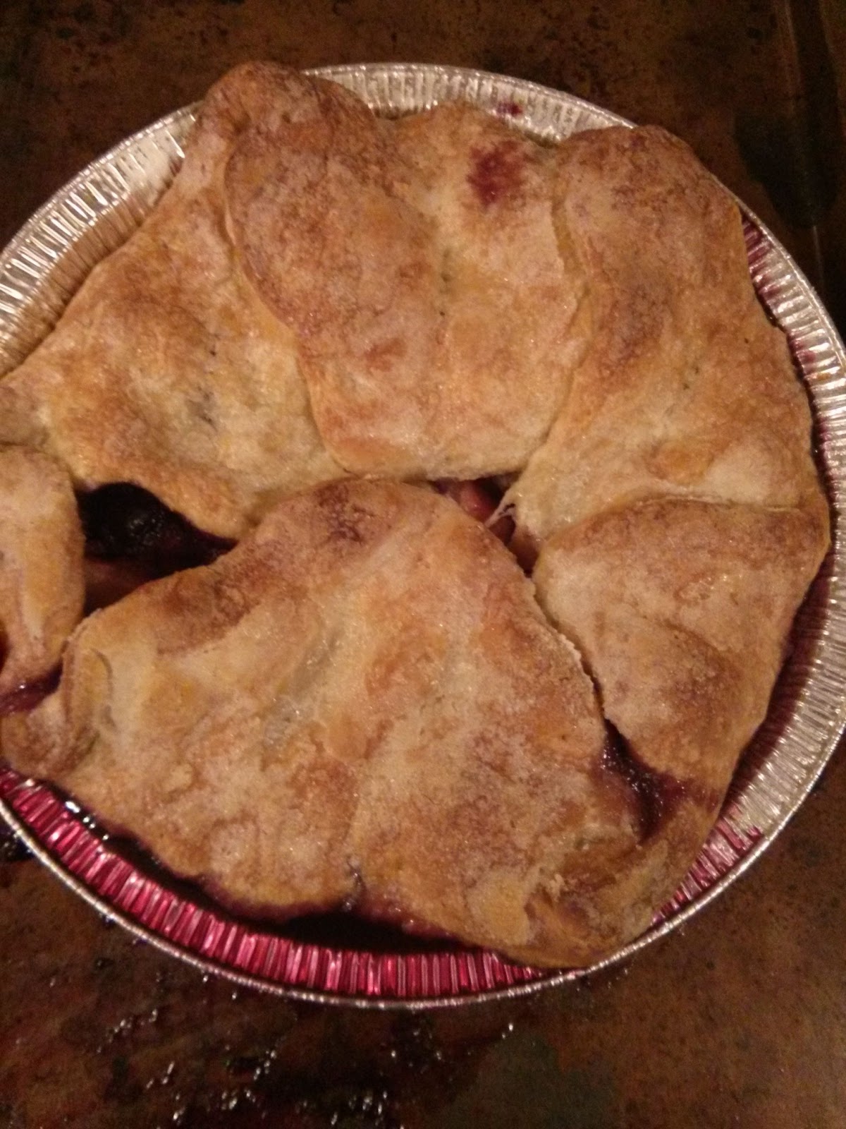 Fruit Pie Made From Leftover Biscuit Dough Eating Here, There, and