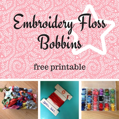 Keeping it real carolrdavisr floss bobbins  free printable