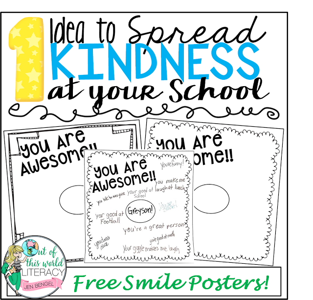Primary Chalkboard 4 Ideas to Spread Kindness at Your School Plus a