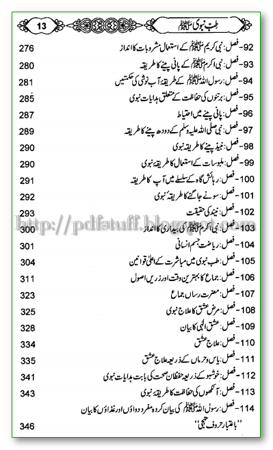 TIBB NABAWI PDF DOWNLOAD