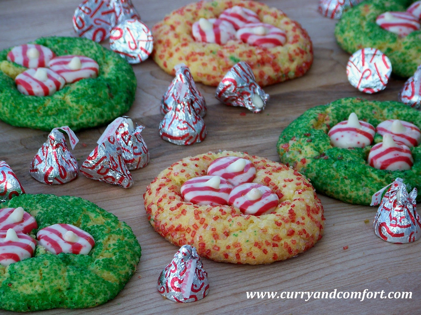 Kitchen Simmer Hershey's Candy Cane Cookies