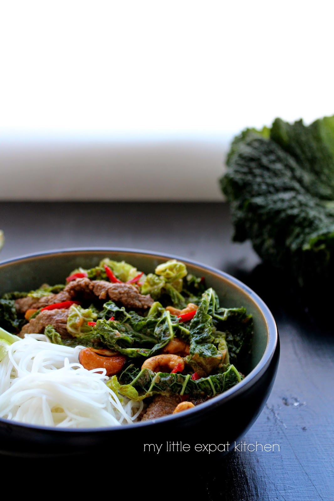 My Little Expat Kitchen (in Greek) Stirfry με μαριναρισμένο βοδινό