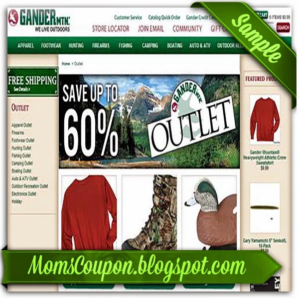 Gander mountain in store discount coupons