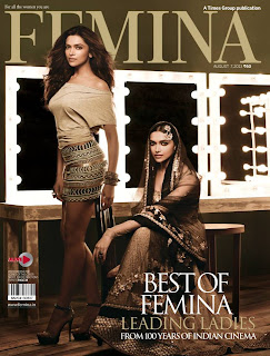 Gorgeous Deepika Padukone graces the cover of Femina August 2013 issue