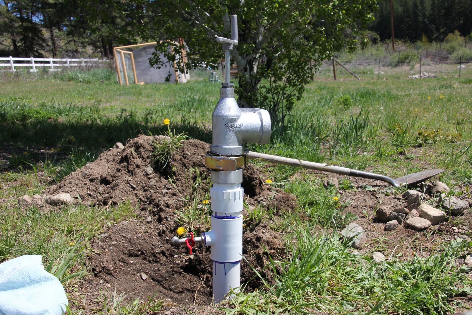 Down by the Creek Finishing upgrades to our irrigation system