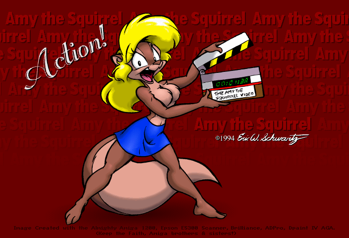 Amiga Amy the Squirrel.