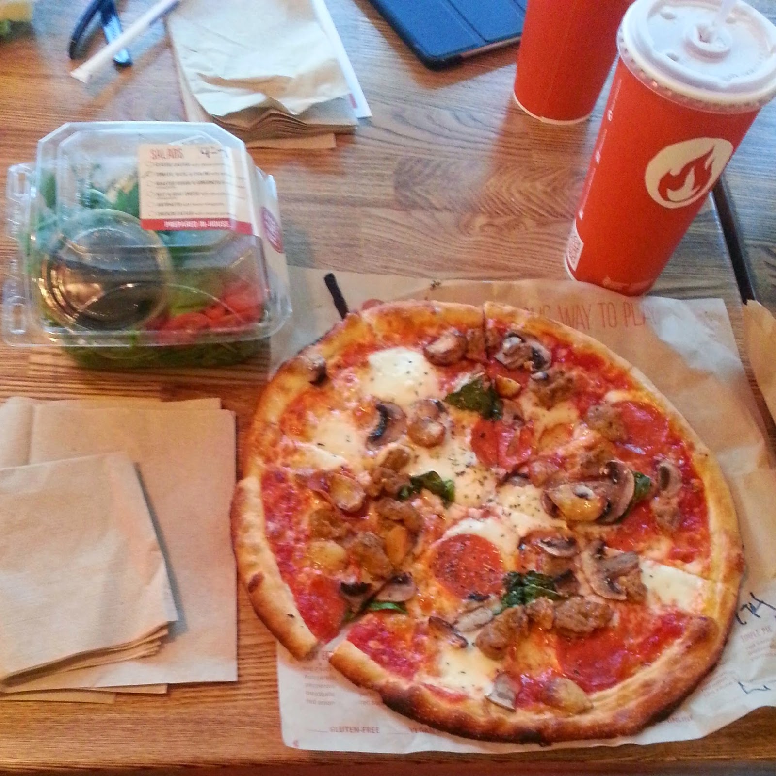 Restaurant Review + Giveaway Blaze Pizza, ends 4/16 (4 pizzas!) 