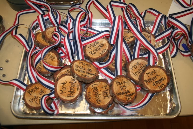 The Freckled Canvas Pinewood Derby Awards