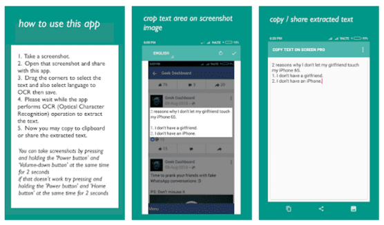 Copy Text On Screen Pro