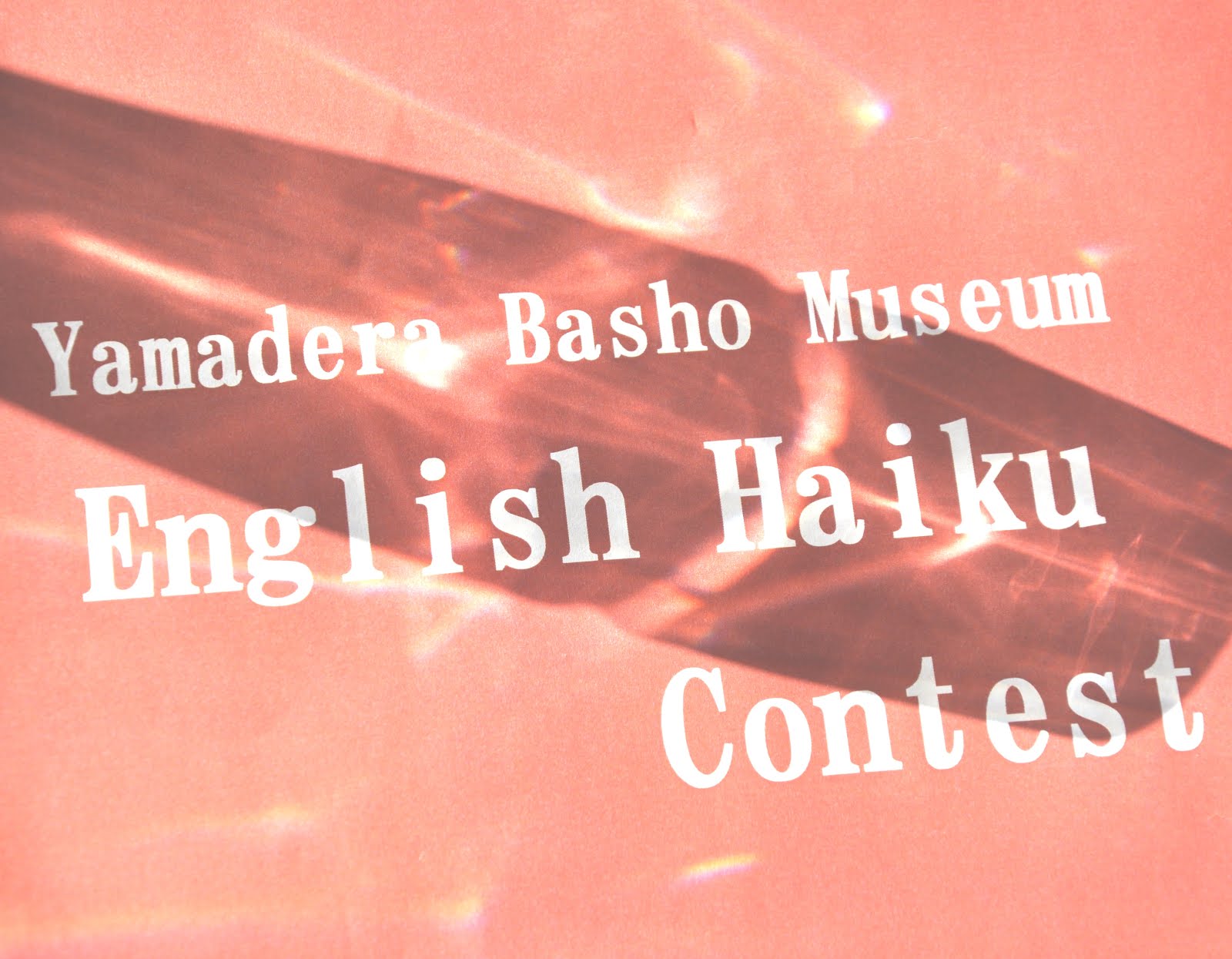 9th Yamadera Basho Museum Contest - JAPAN