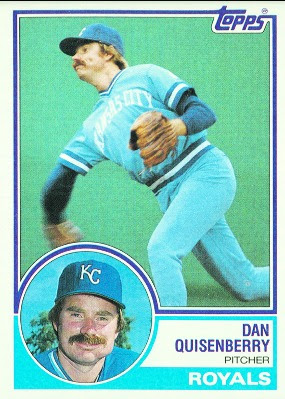 1983 Topps Blog: #155 Dan Quisenberry - Kansas City Royals, 1982 Rolaids  Relief Man of the Year