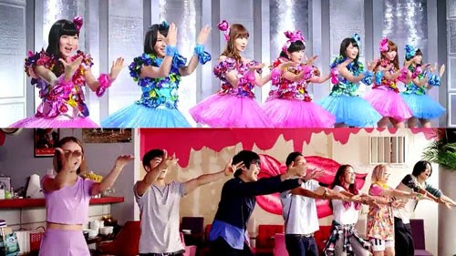 CLICK TO ENLARGE "心のプラカード" (Heart's Placard) GREE TV ads