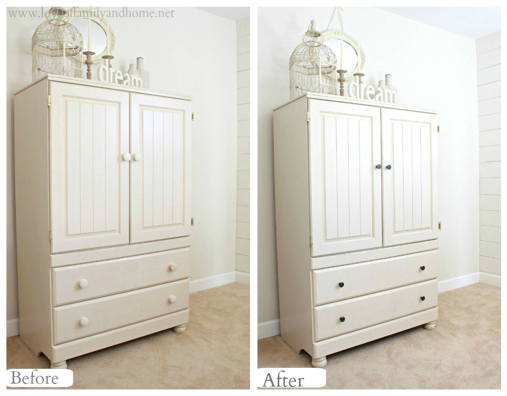 Updating Existing Furniture with New Hardware (Master Bedroom Makeover