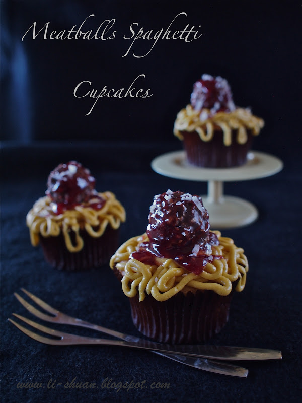 Helena�s Kitchen Meatballs Spaghetti Cupcakes