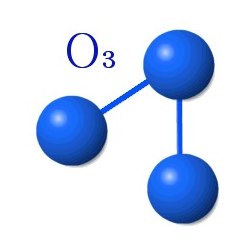 Molécula del Ozono
