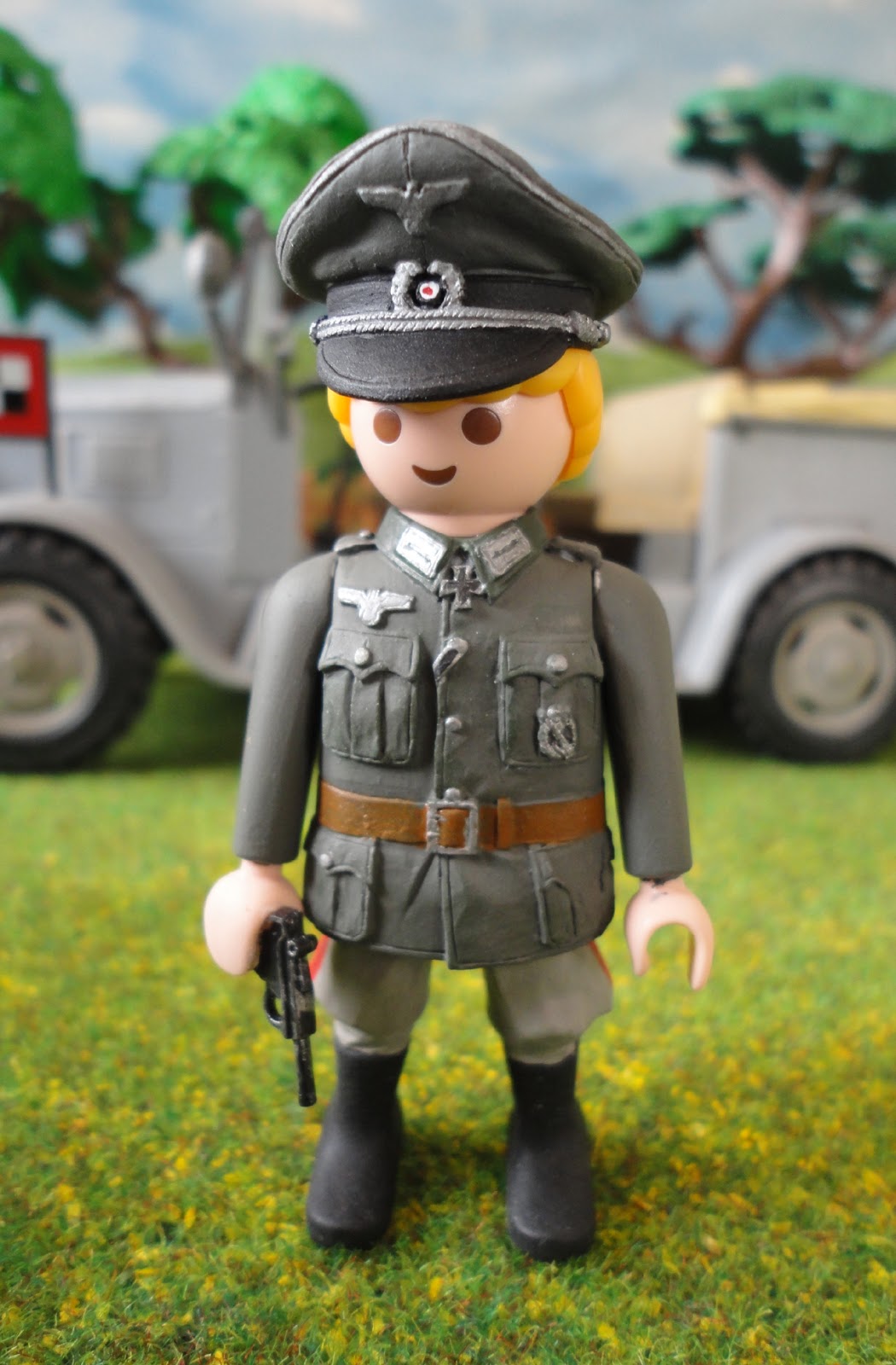 WW2 Playmobil Officier+allemand