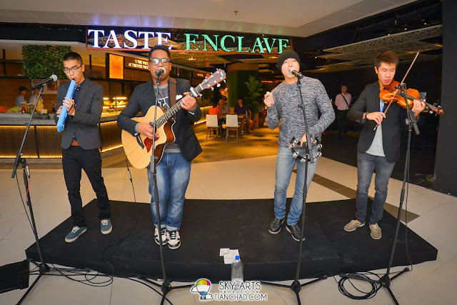 Love the music band who performed live @ Taste Enclave Foodcourt Launching just now