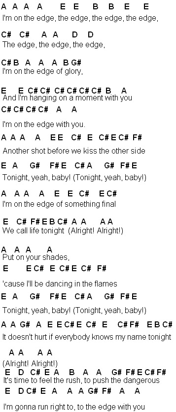 flute sheet music edge of glory edge of glory sheet music