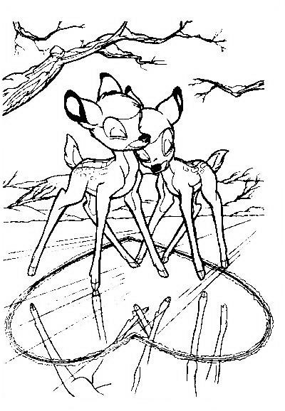 Bambi Coloring Pages