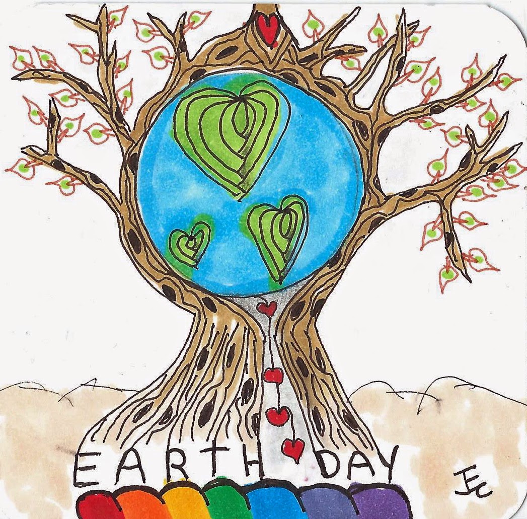 Tangle Street Studio Zentangle® Earth Day, An Inchie, and Just Fun
