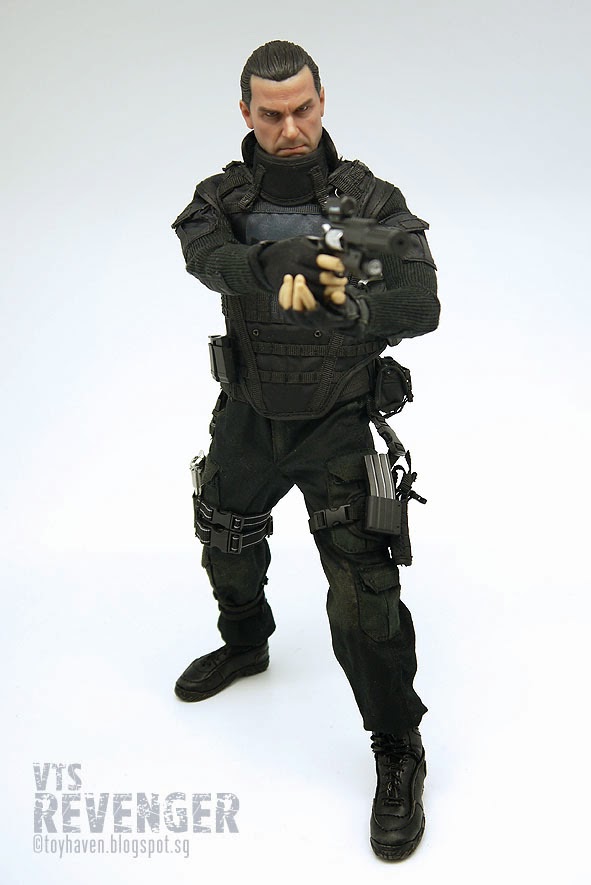 The Revenger 1/6 scale toy Punisher Black Combat Pants