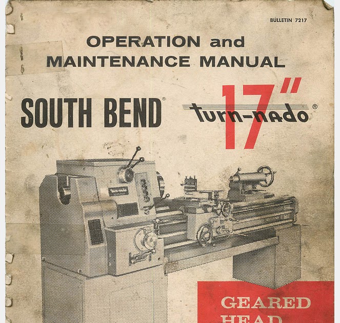 Machinery Manuals South Bend Lathe Manuals