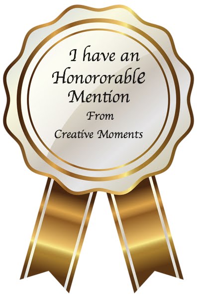 Honourable Mention at Creative Moments