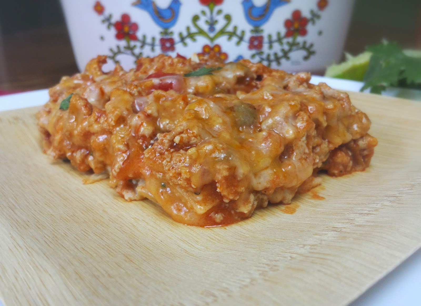 Cheesy Turkey Enchilada Bake Three Kids and a Fish