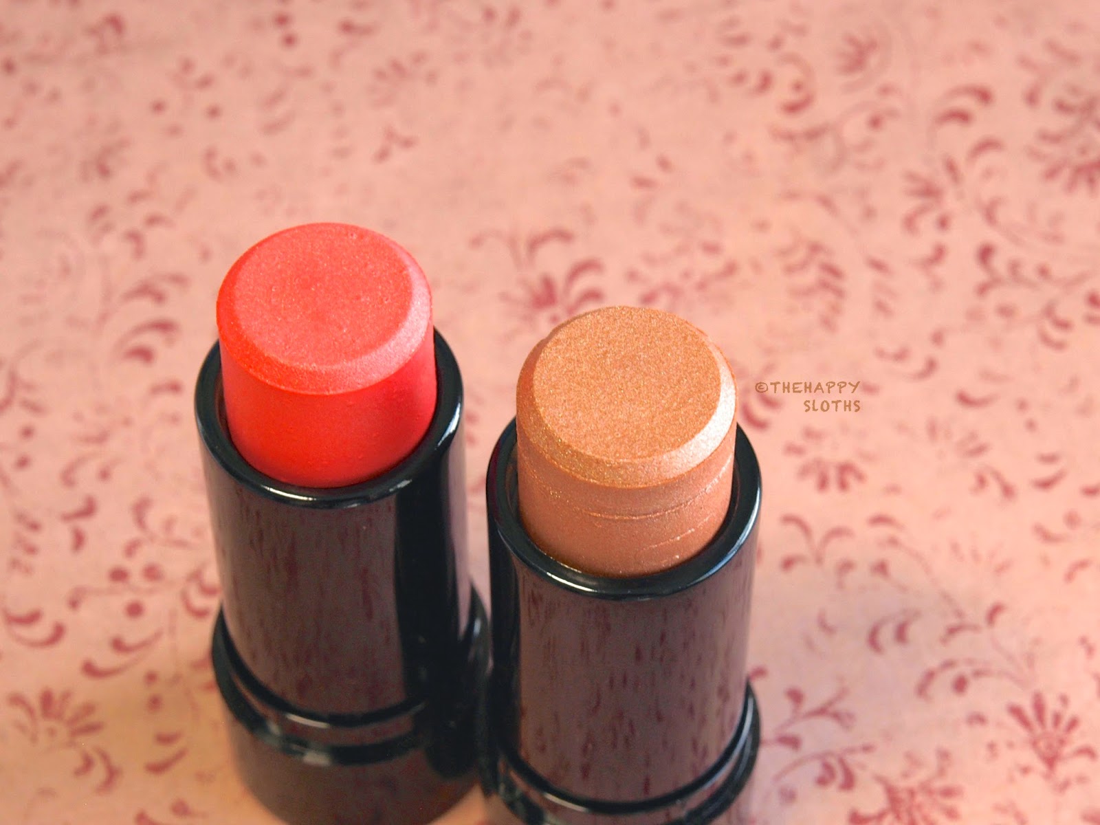 Maybelline Master Glaze By FaceStudio Blush Stick in Coral Sheen & Warm  Nude: Review and Swatches