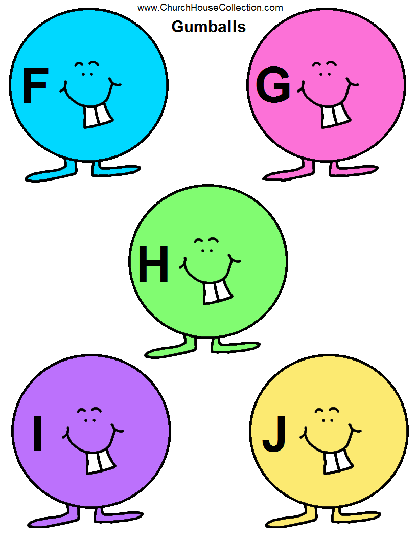 Church House Collection Blog: Gumball Printable Templates Alphabet Church House Collection Blog: Gumball Printable Templates Alphabet