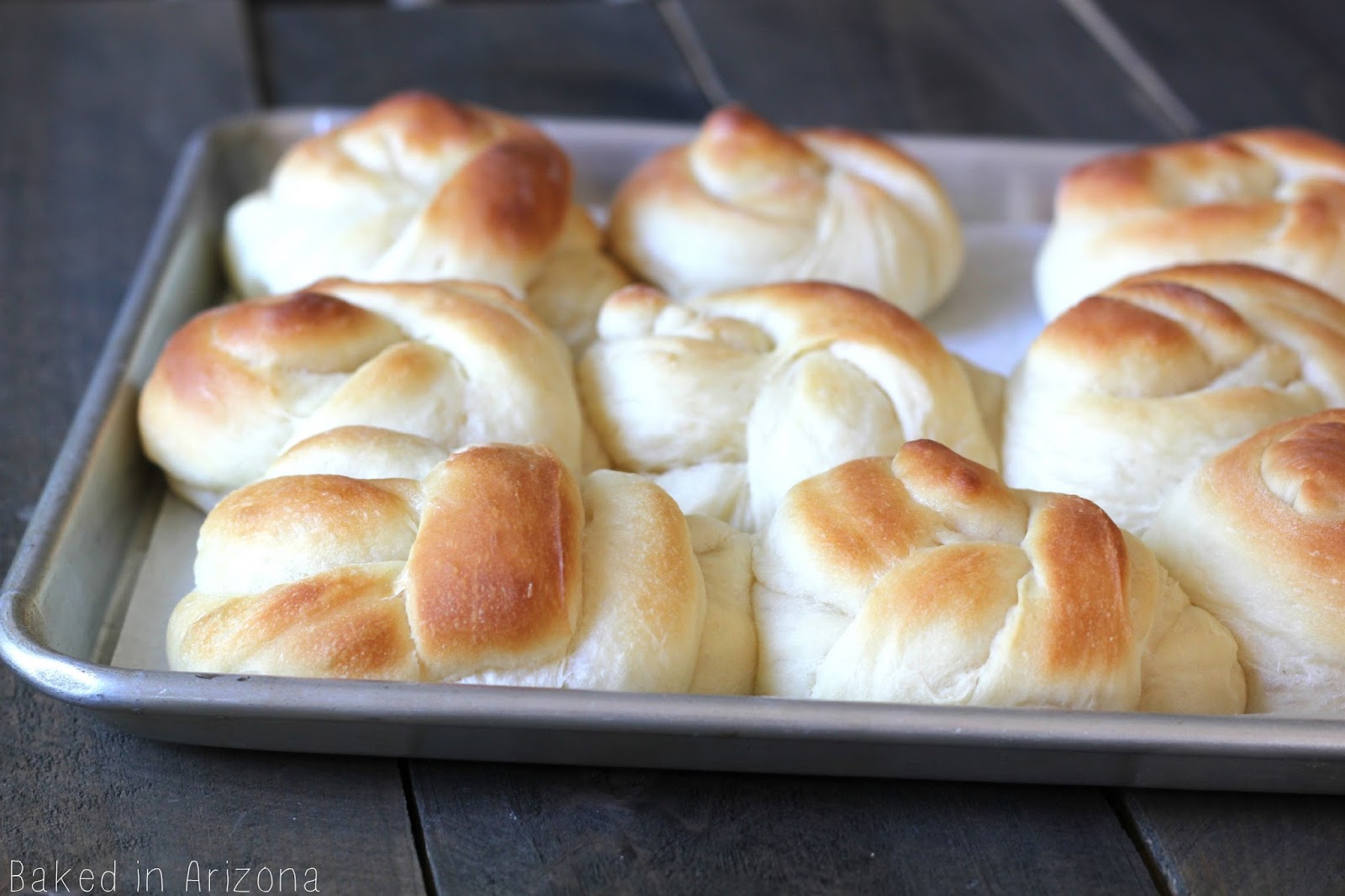 Potato Knot Rolls Baked in AZ