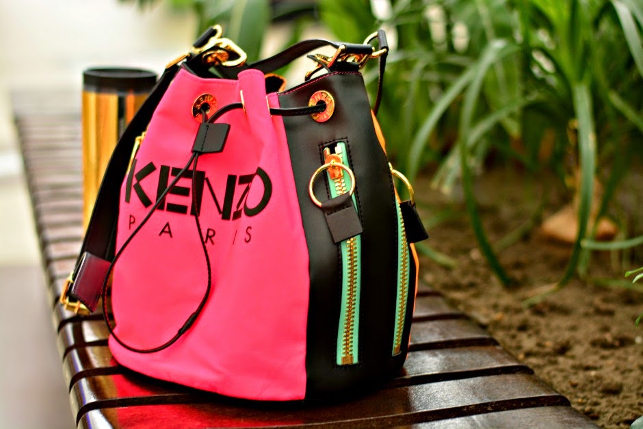J'adore Fashion New in Kenzo Kanvas Bucket Bag