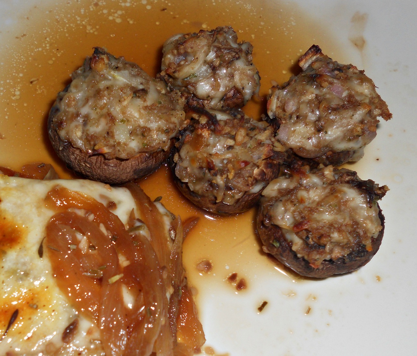 Mozzarella Stuffed Mushrooms HezziD's Books and Cooks