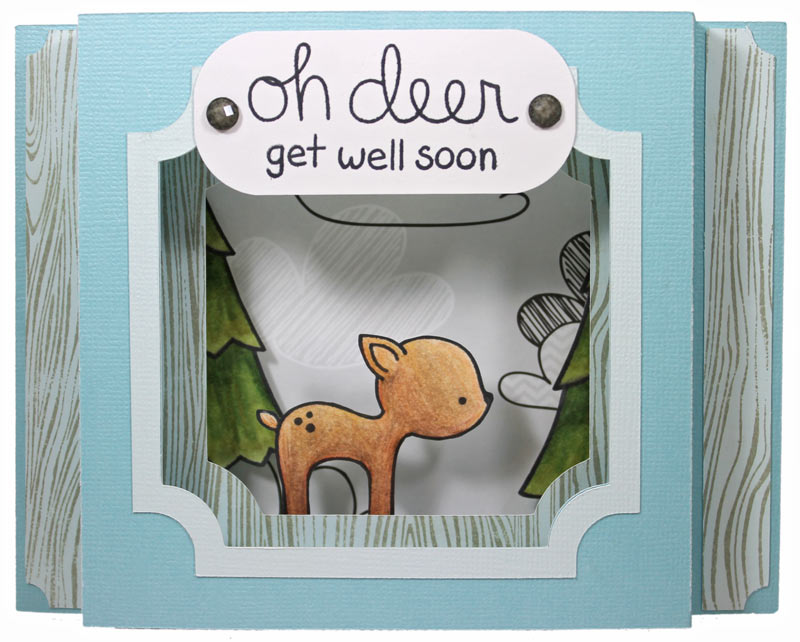 Amanda's Paper Play: Oh Deer! Get Well Soon...