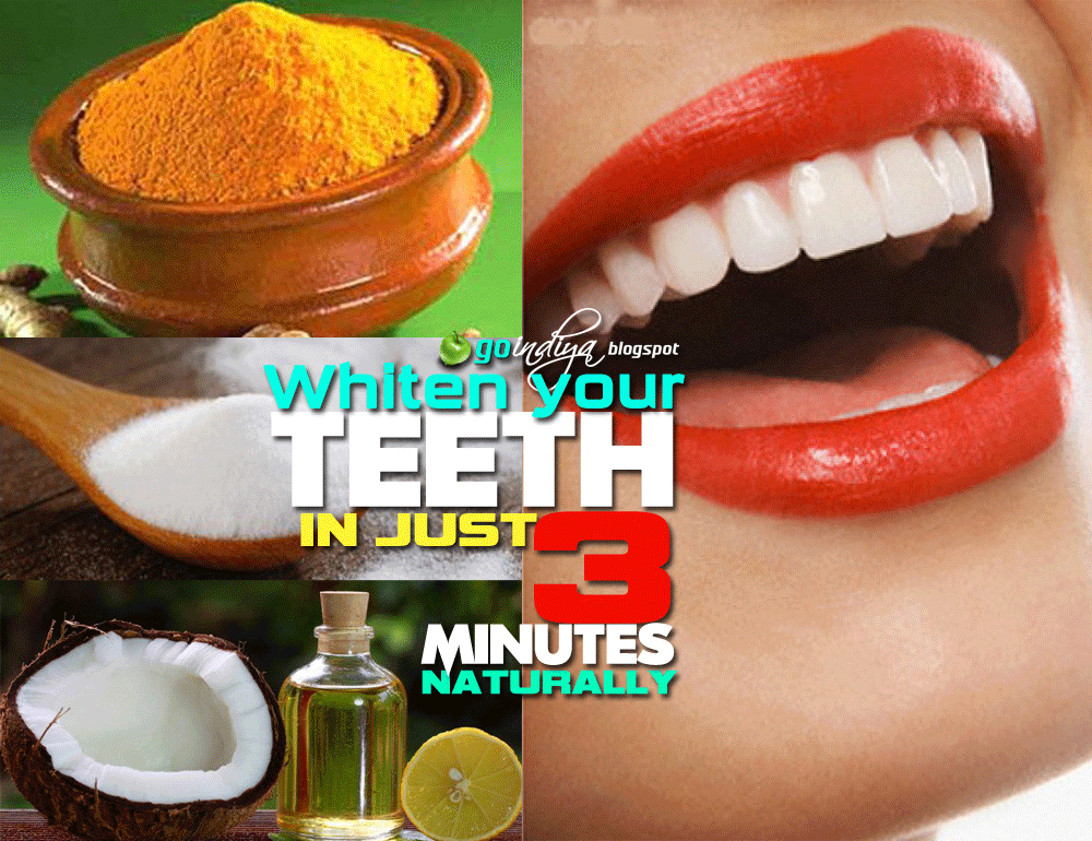 How can you whiten teeth at home?