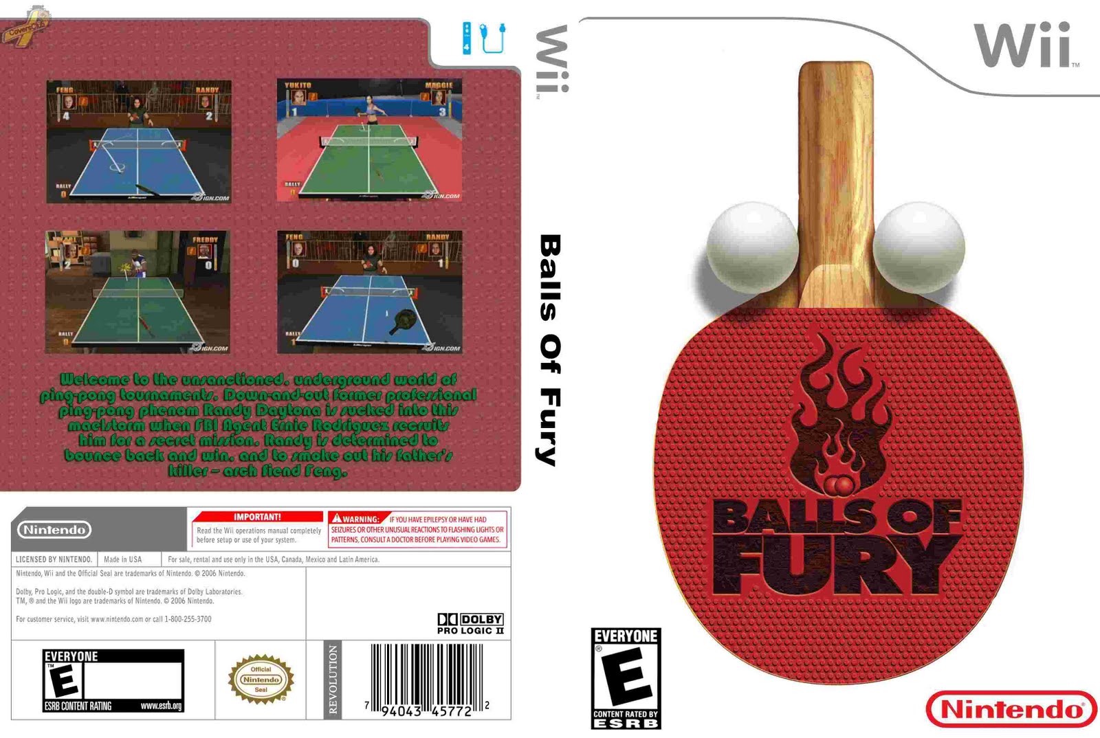 Balls of Fury Wii Review - YouTube