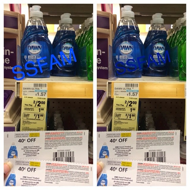 0.10 Dawn Dishwashing Liquid